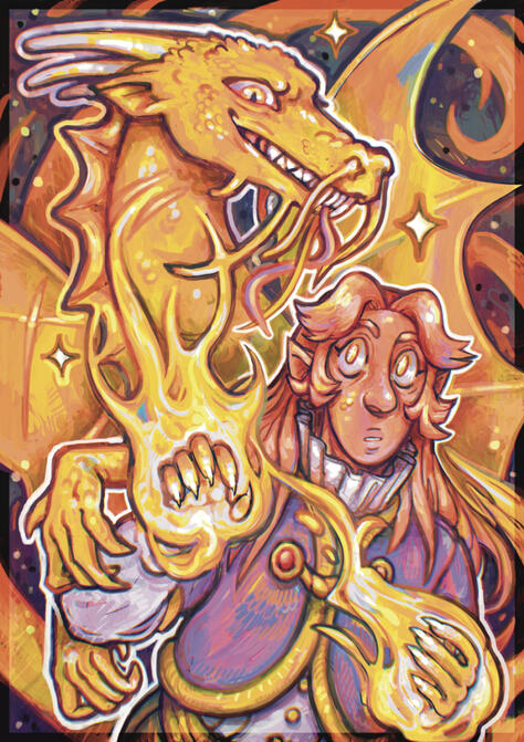 Made for the 'OC & Original Art' Zine.