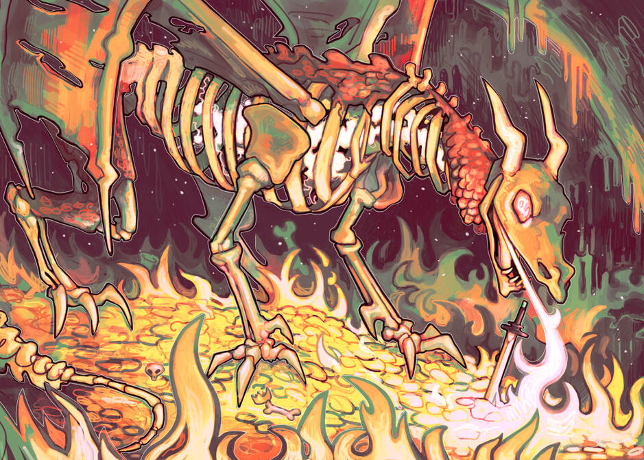 Made for 'Lich Please' Zine.