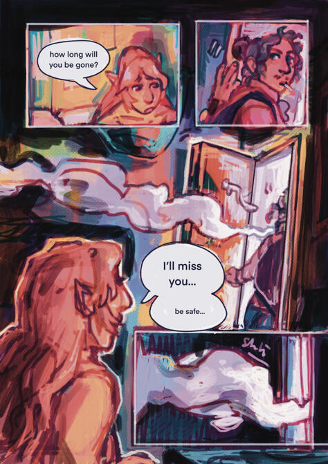 1/2 Samples for new comic